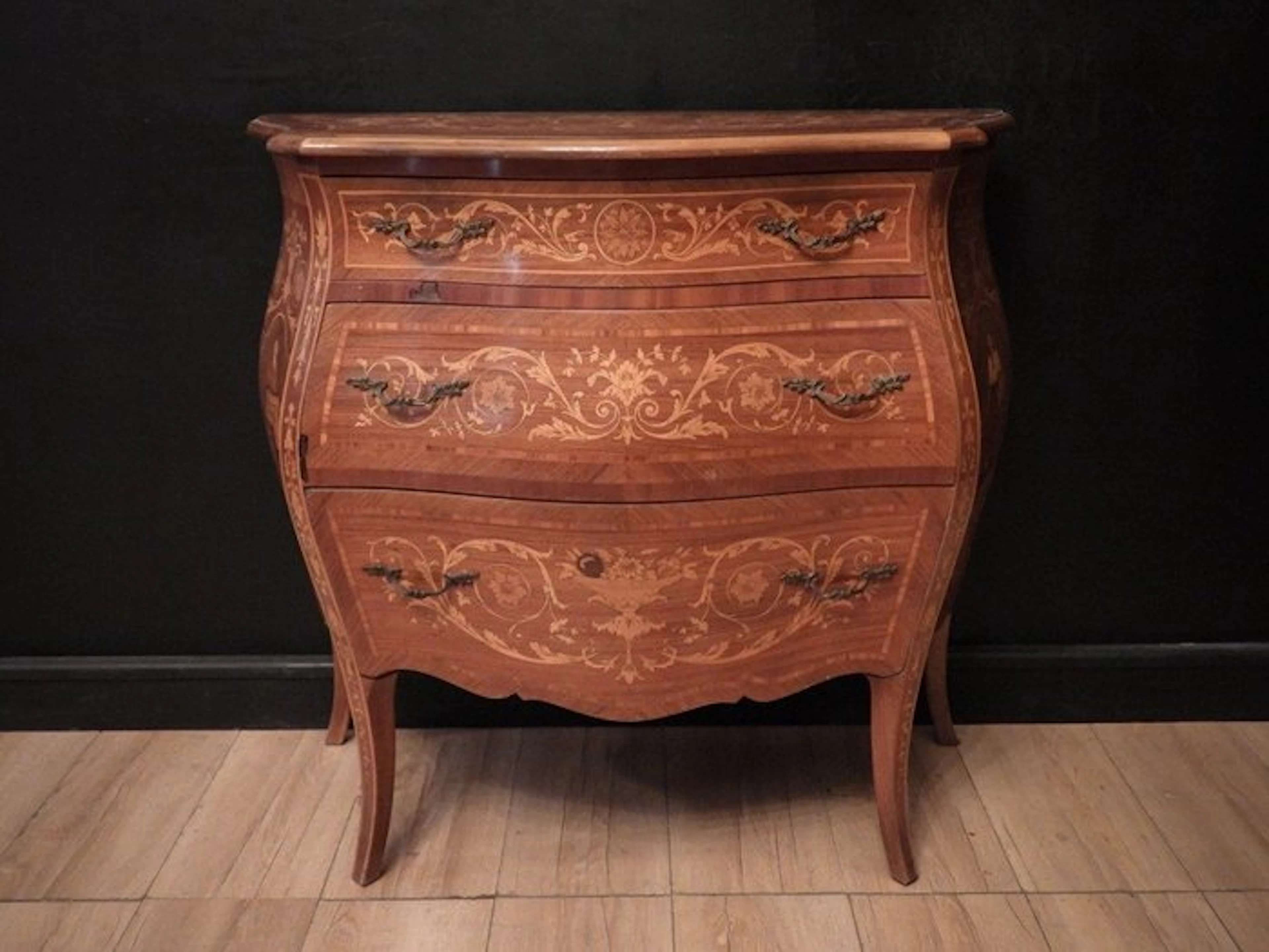 Chest of drawers - Wood - Old Comoncino Louis XV