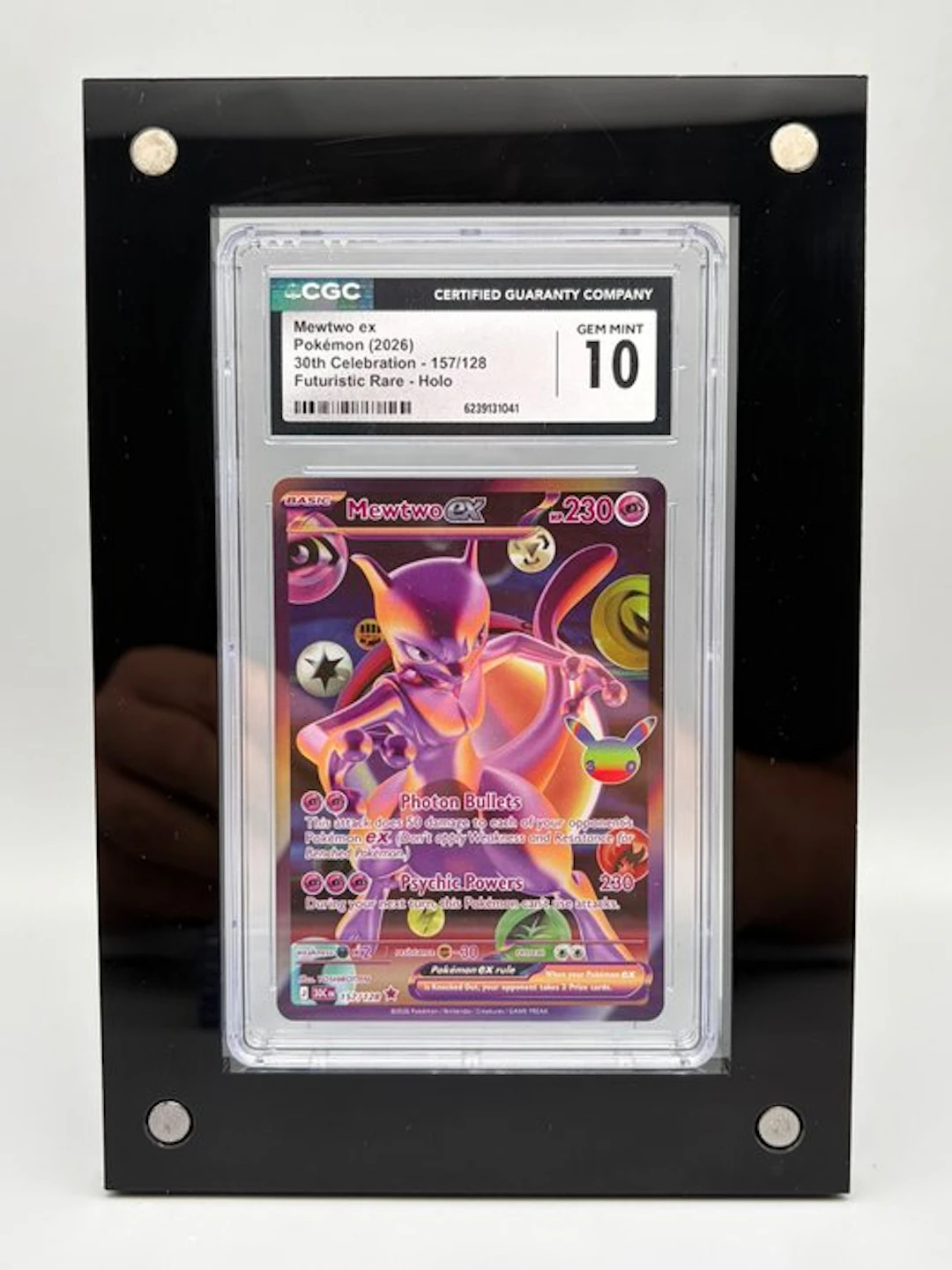 Pokémon - 1 Graded card - Mewtwo ex - 30th Celebration...