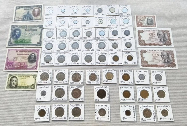 Spain. Peseta 1870-1996 (No reserve price)