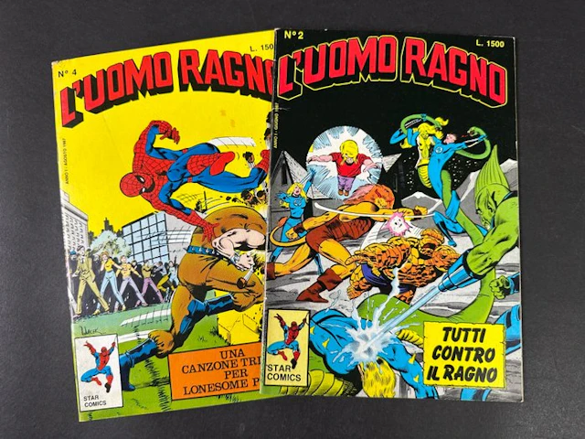 Uomo Ragno nn 2, 4 - 2 Album - First edition - 1987