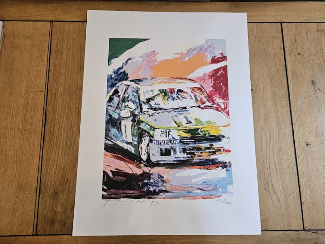 Print - Frank Gude - 6x zeefdruk Renault Sport...