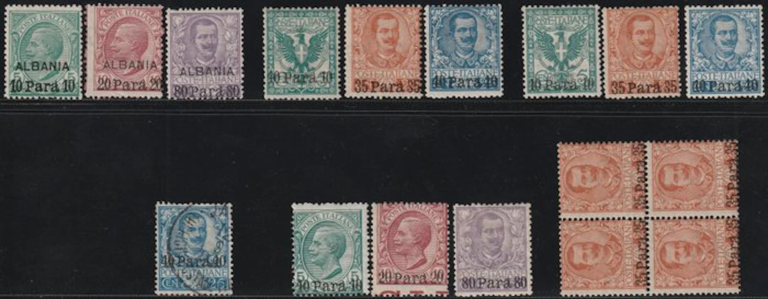 Levante - Albania 1902/07 - Launched collection in...