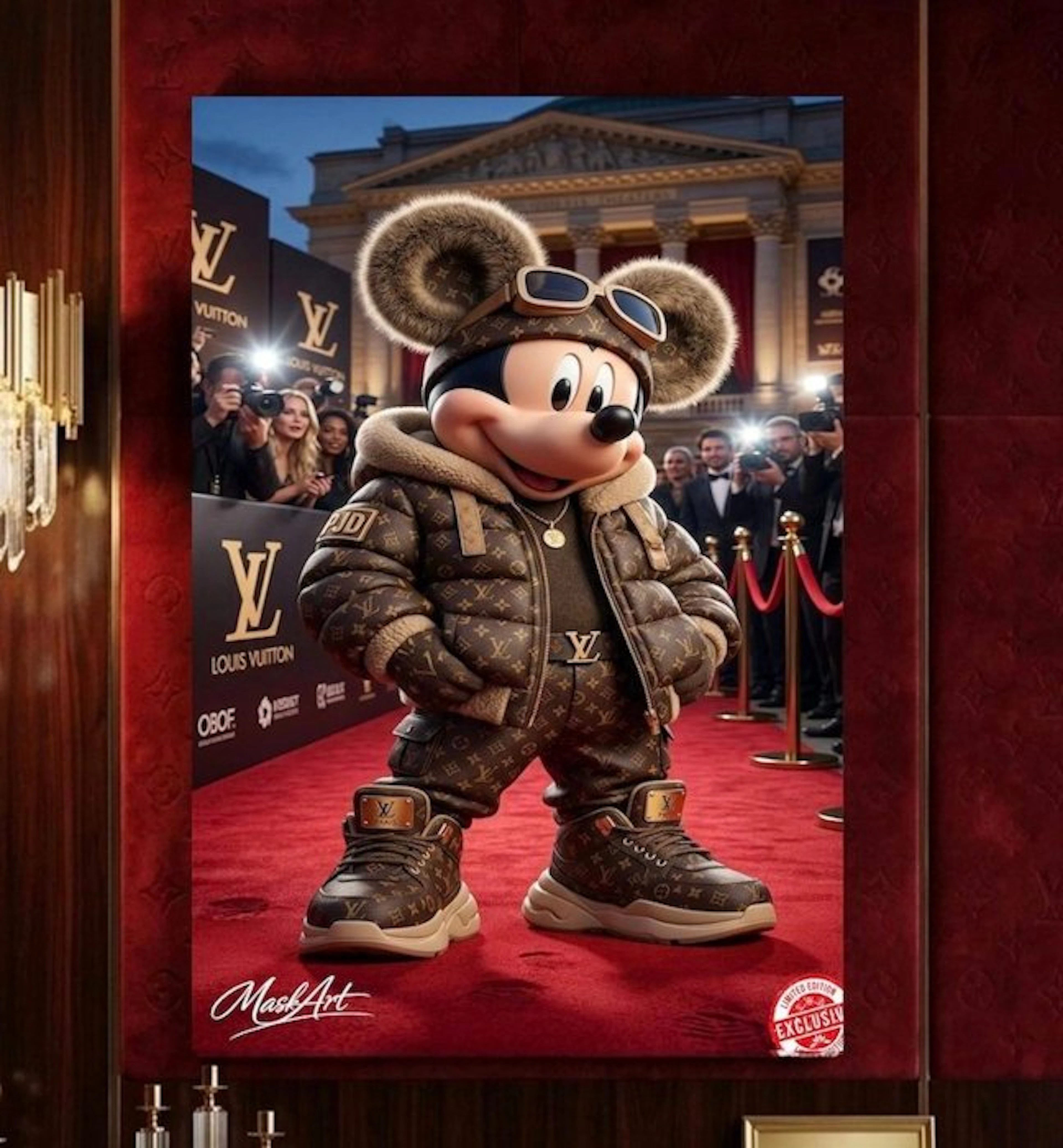 LEGO Merchandise - Art - Stampa su tela XXL "Mickey –...