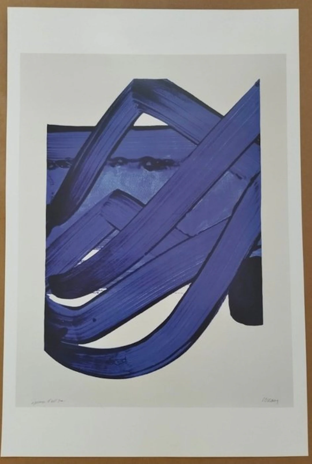 Pierre Soulages (1919-2022) - Sérigraphie n°18, encre sur papier