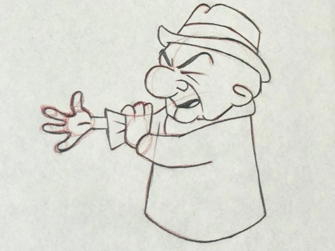 Mister Magoo (1960) - 1 Original animation drawing of Mr. Magoo