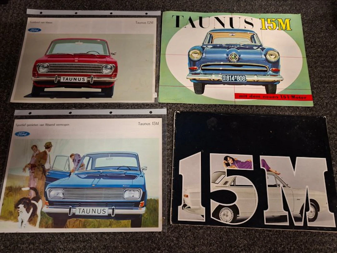 Brochure - Ford - Escort, Granada en Taunus - 1970