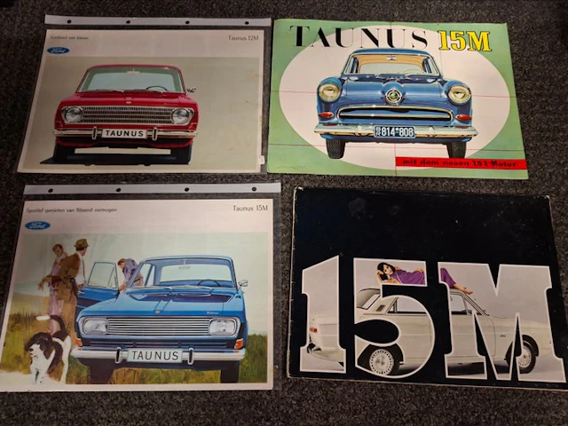 Brochure - Ford - Escort, Granada en Taunus - 1970