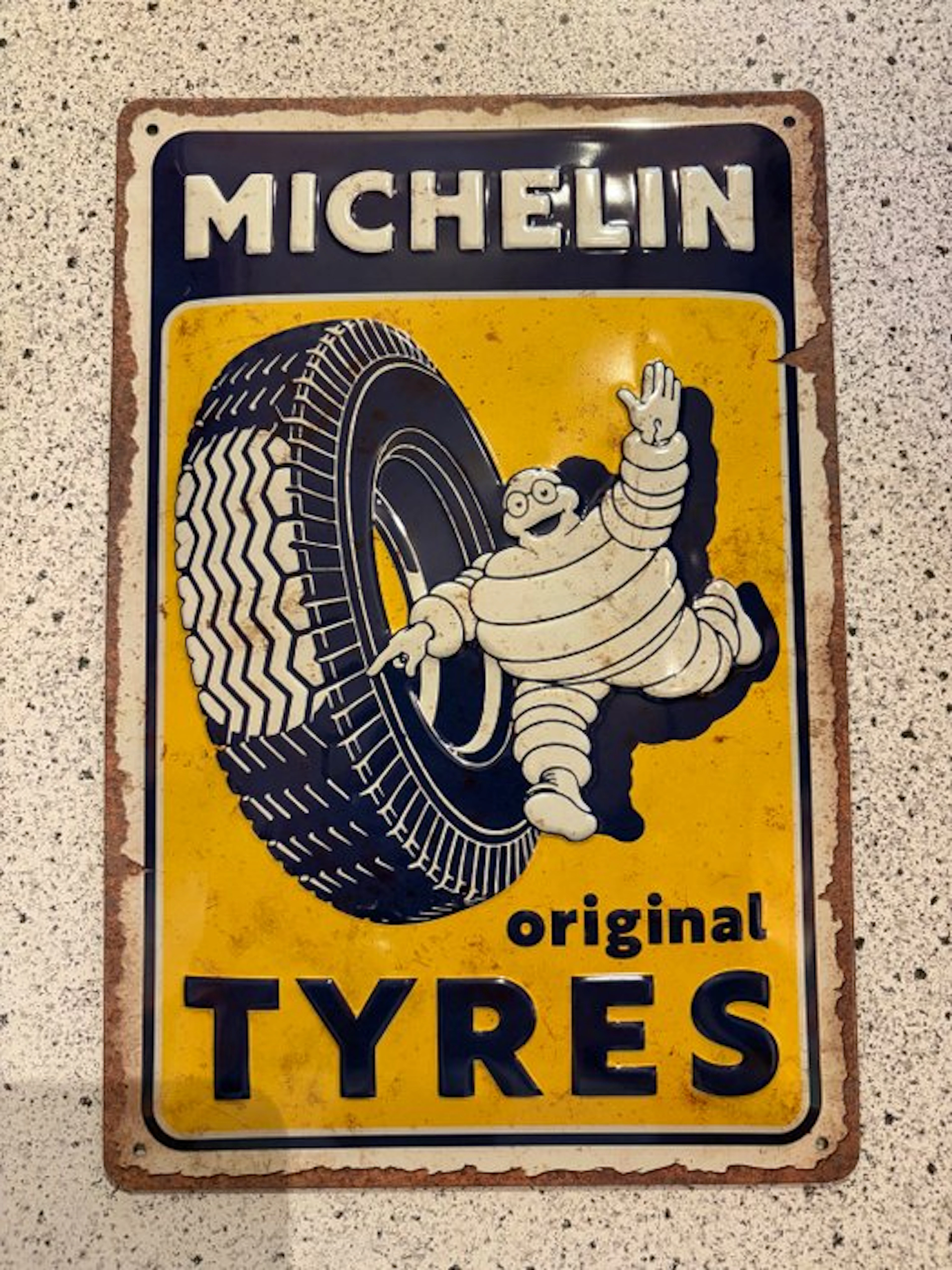 Michelin - Michelin billboard - Sign - Metal