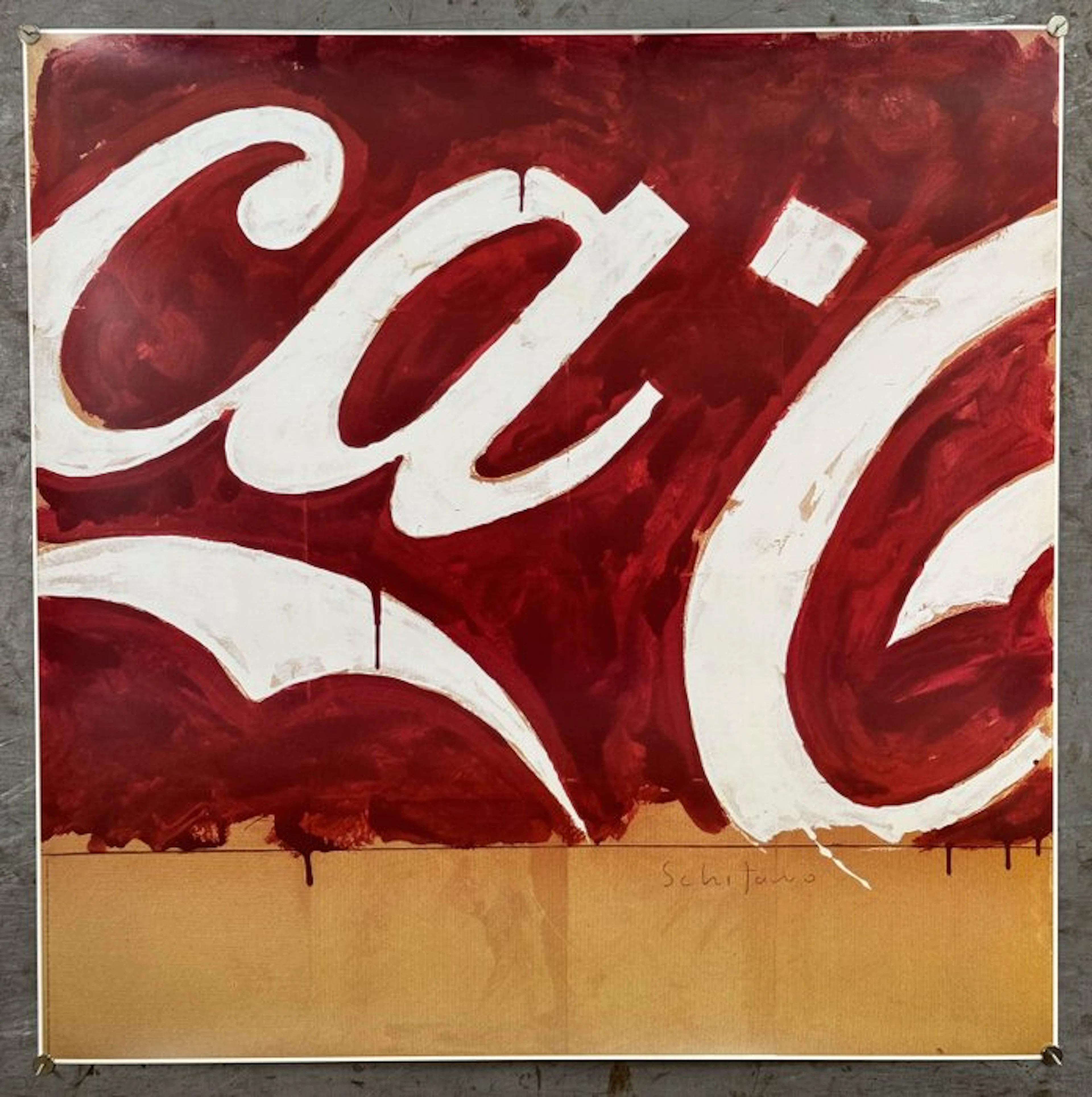 Mario Schifano - Coca-Cola | Multipla Edizioni, litografia