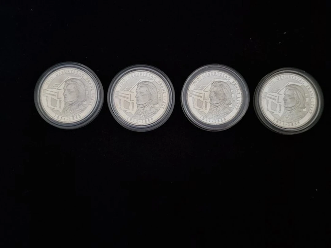 Germany. 10 Euro 2011 "Franz Liszt" (4 coins) (No reserve price)