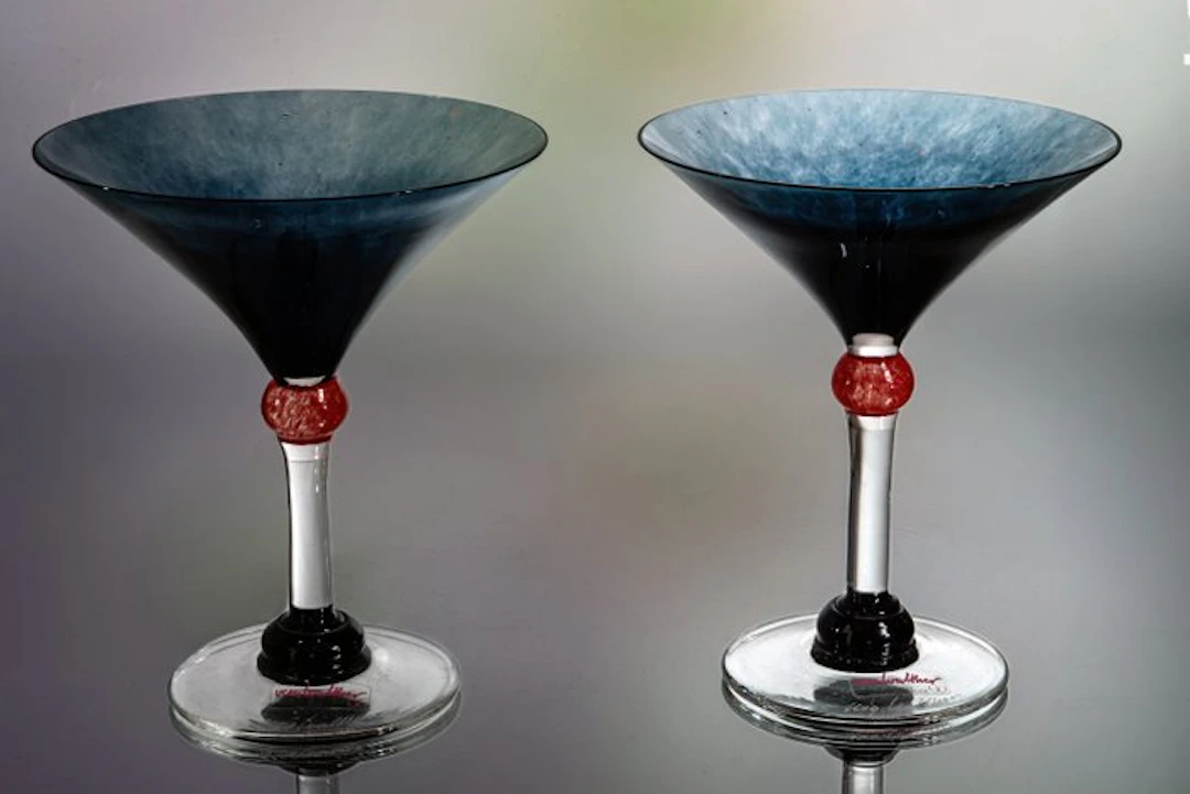 Vera Walther - Jar (2) - Cocktail glasses - Memphis Style...