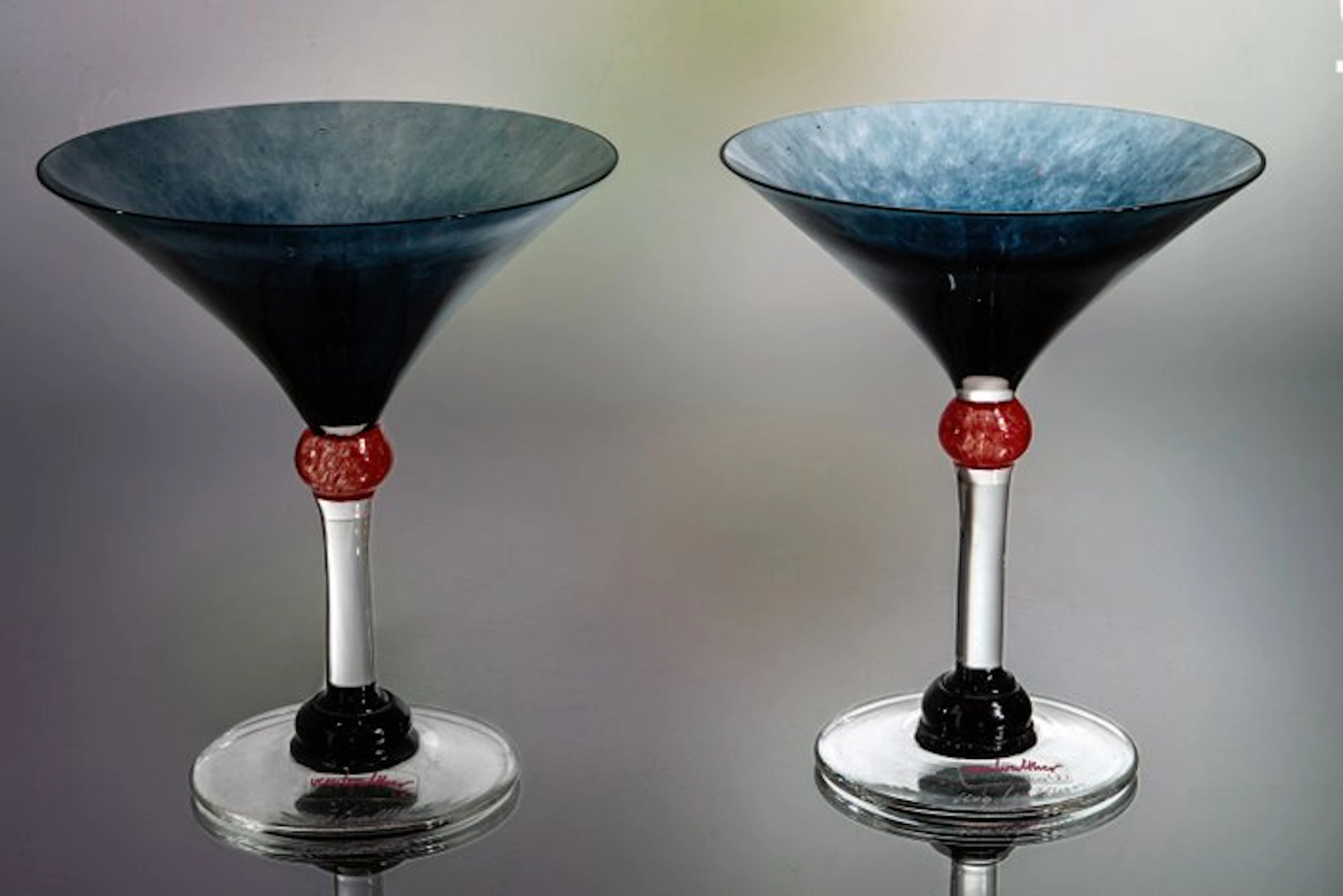 Vera Walther - Jar (2) - Cocktail glasses - Memphis Style...