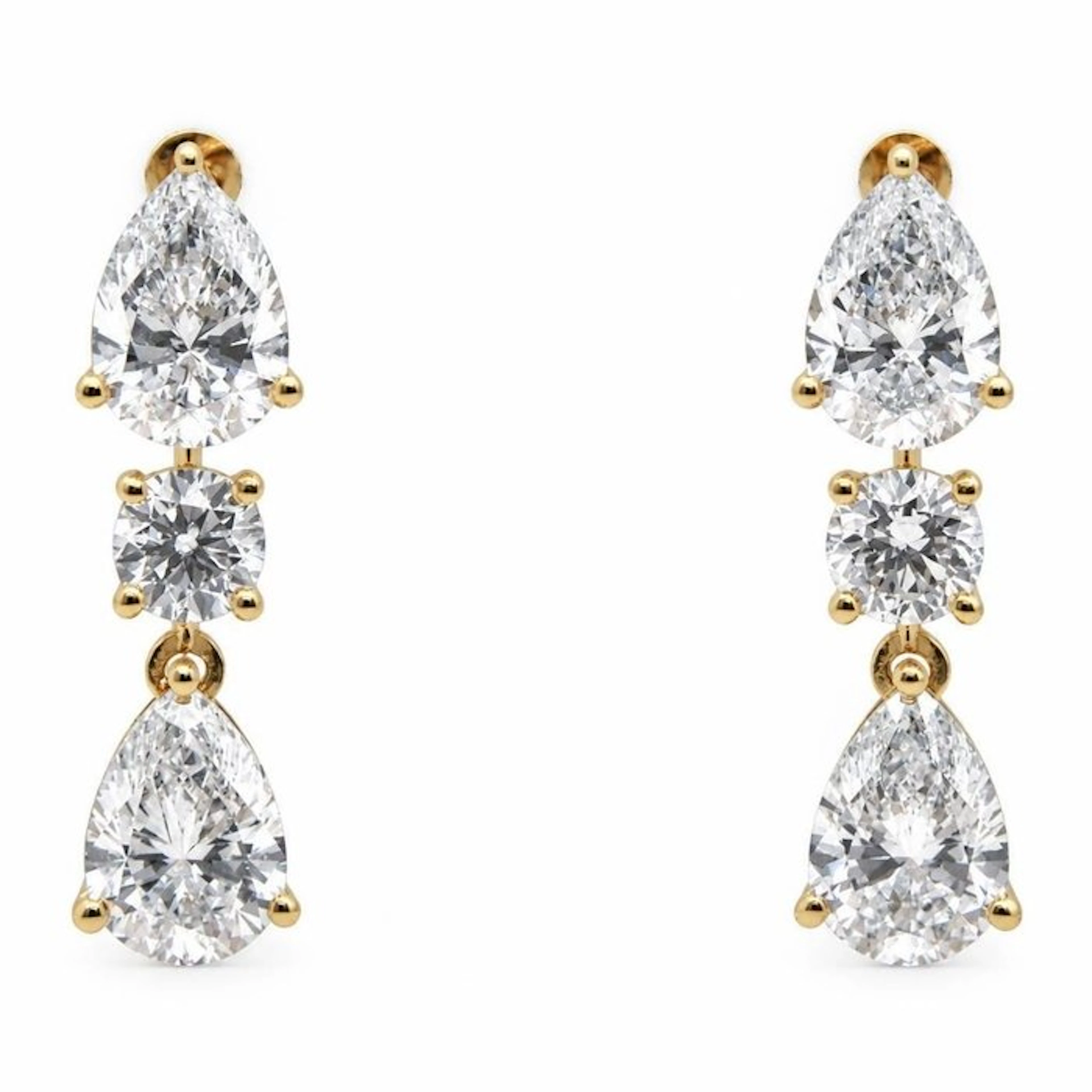 No reserve price - Earrings - 14 kt