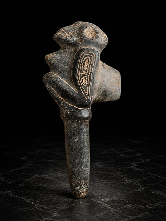 Taino Culture 10th to 15th Century AD Diorite Ceremonial...