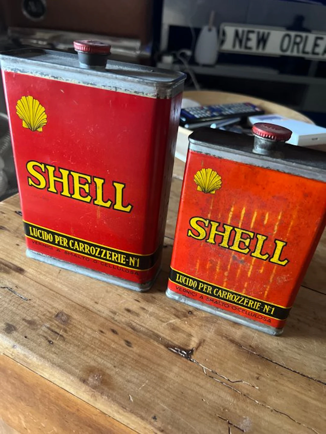 metal box - Shell - Lucido per carrozzerie N°1 - 1930