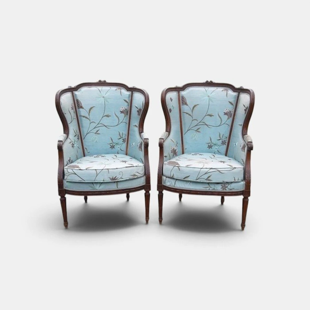 Fauteuil (2) - Wood - Cabriolet Armchairs