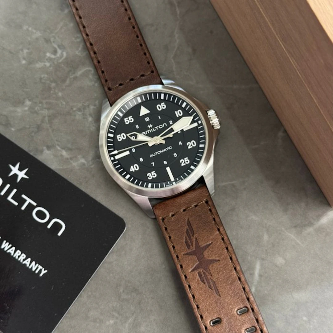 Hamilton - KHAKI AVIATION PILOT AUTO - H76305530 - Men - 2025+