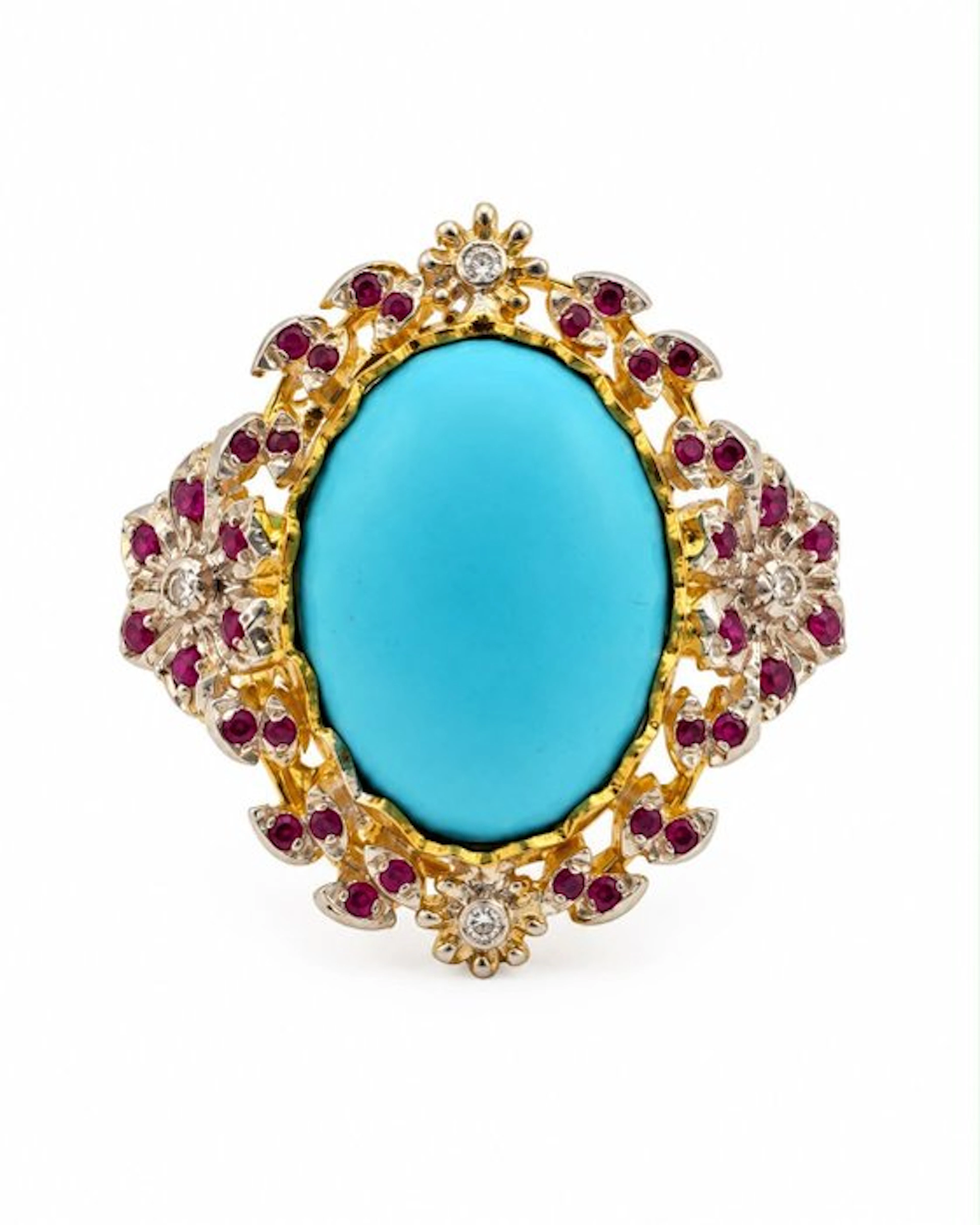 No reserve price - Statement ring - 9 kt