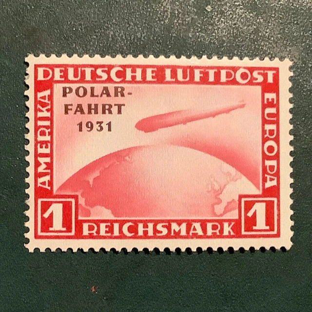German Empire 1931 - 1 Mark Polar trip - MH - Michel 456