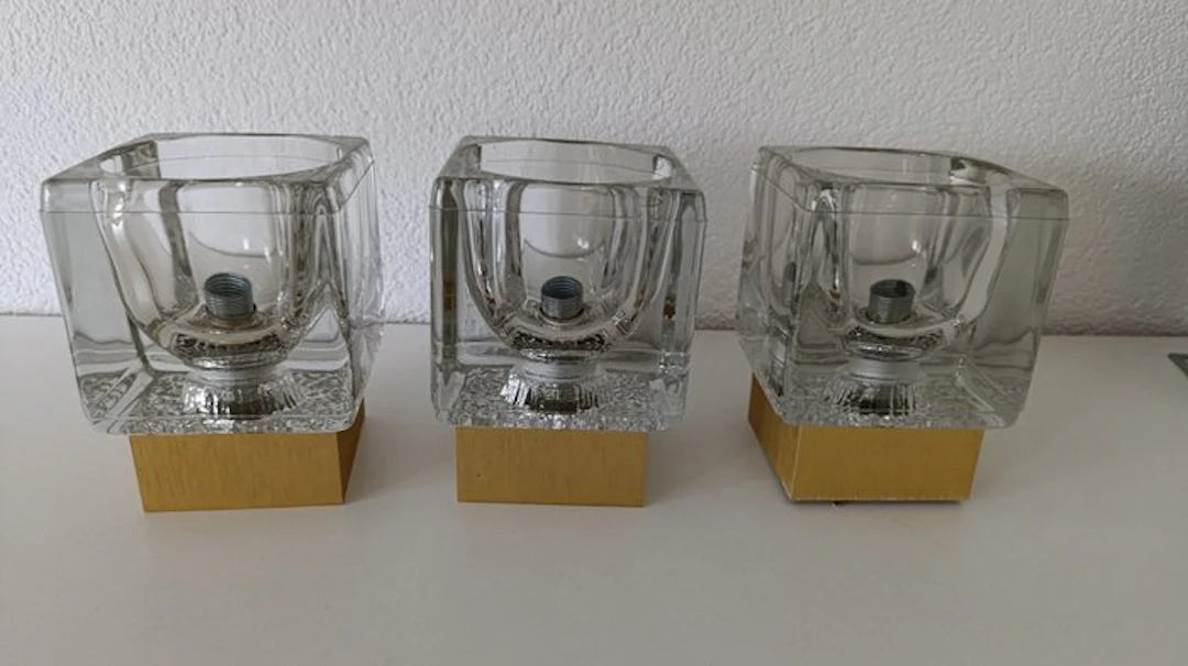 Peill & Putzler - Ceiling lamp (3) - Glass - Peill und Putzler ICE Cub