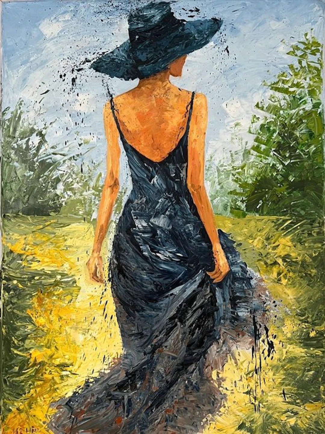 Le Trung Hau - La Promenade ↑80 →60 cm