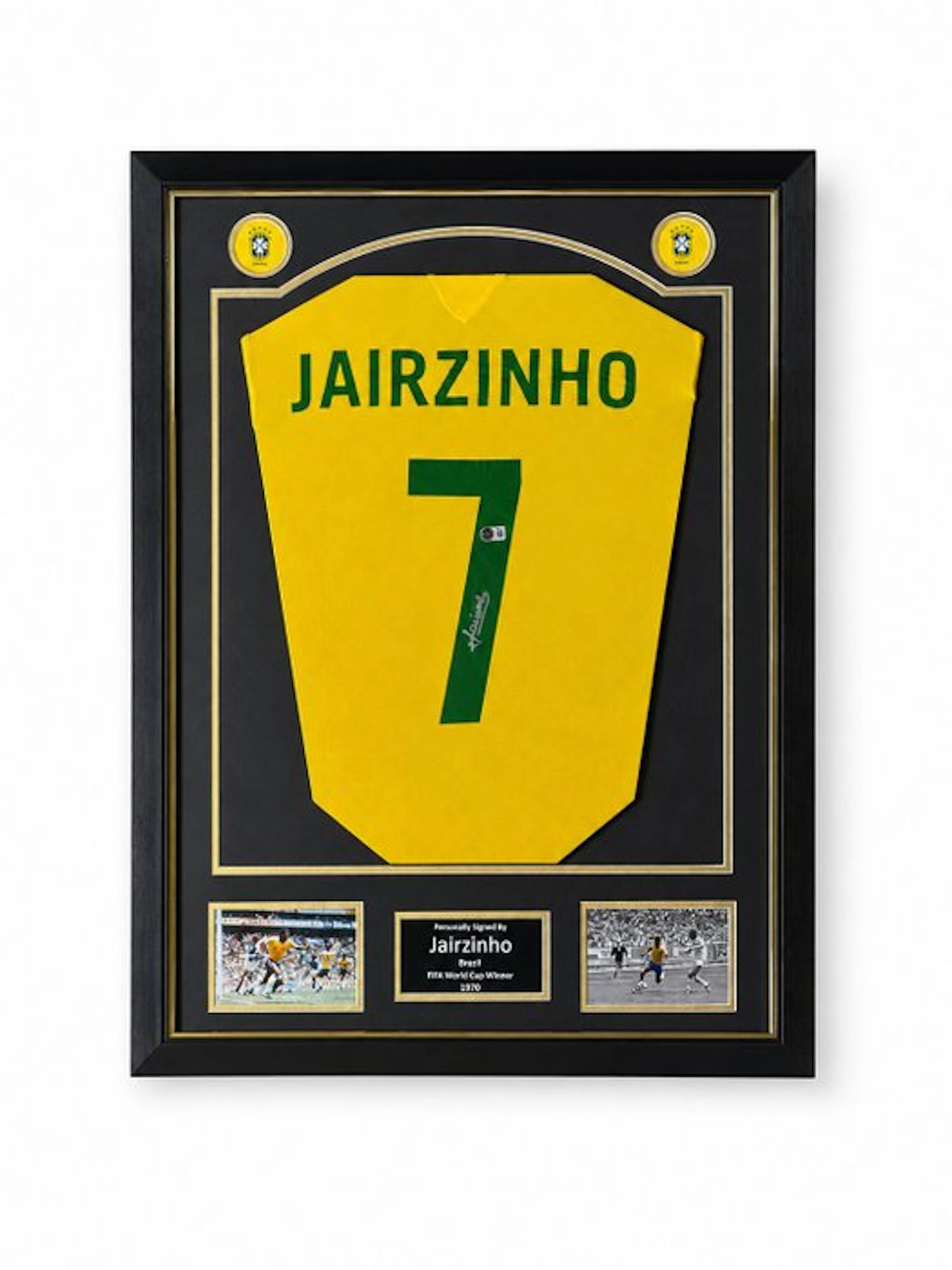 Brazil - Football World Championships - Jairzinho - Premium Frame - Jersey