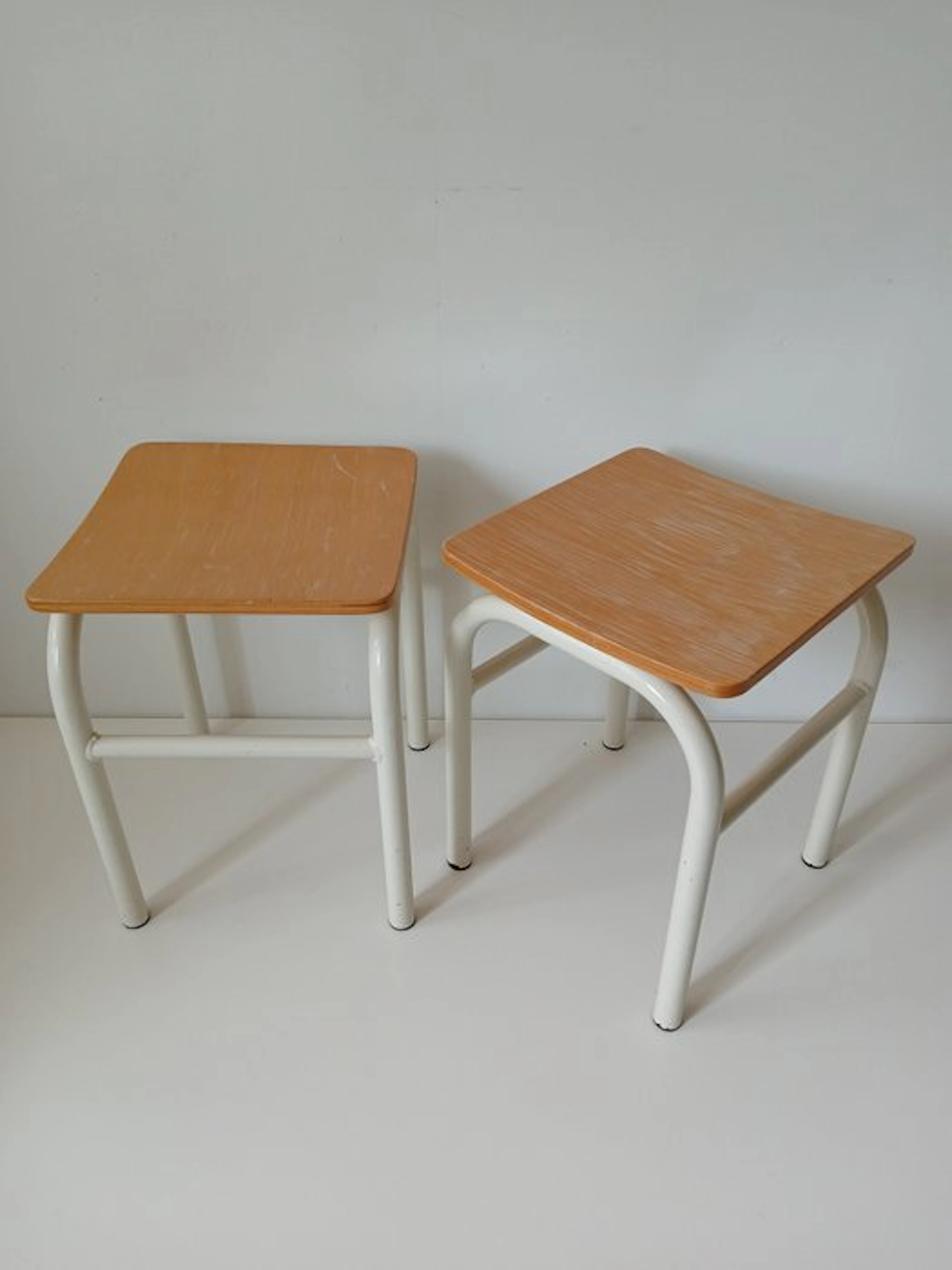 Schell Industries - Stool - Type 2203 - Metal, Wood - The Seventies