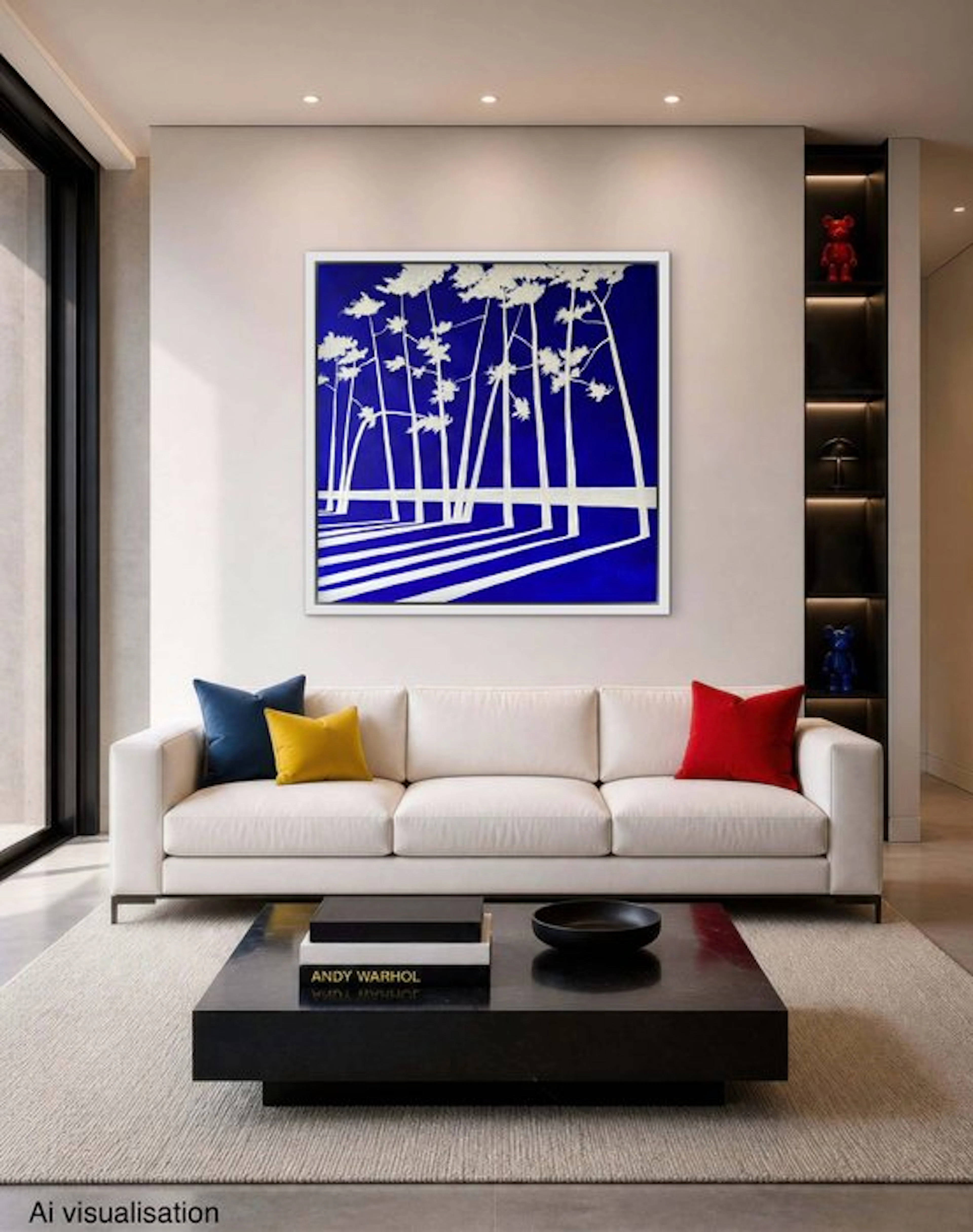 frederic Cadiou (1980) - Cap Coz ultramarine 100x100