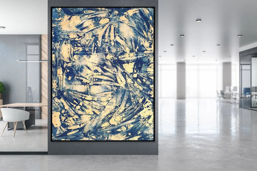Jürgen Angeler - Blue Golden Seagrass - XXL