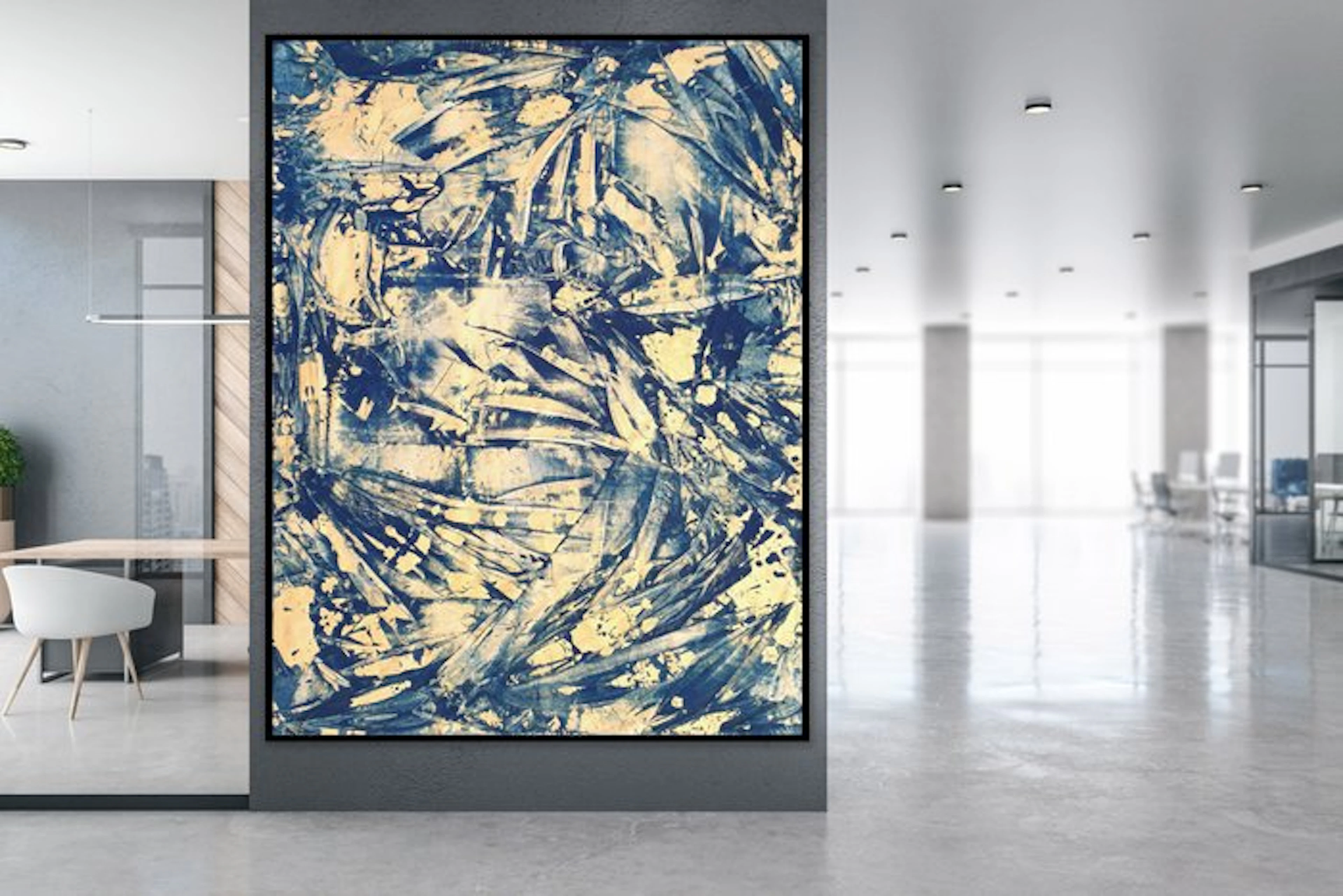 Jürgen Angeler - Blue Golden Seagrass - XXL
