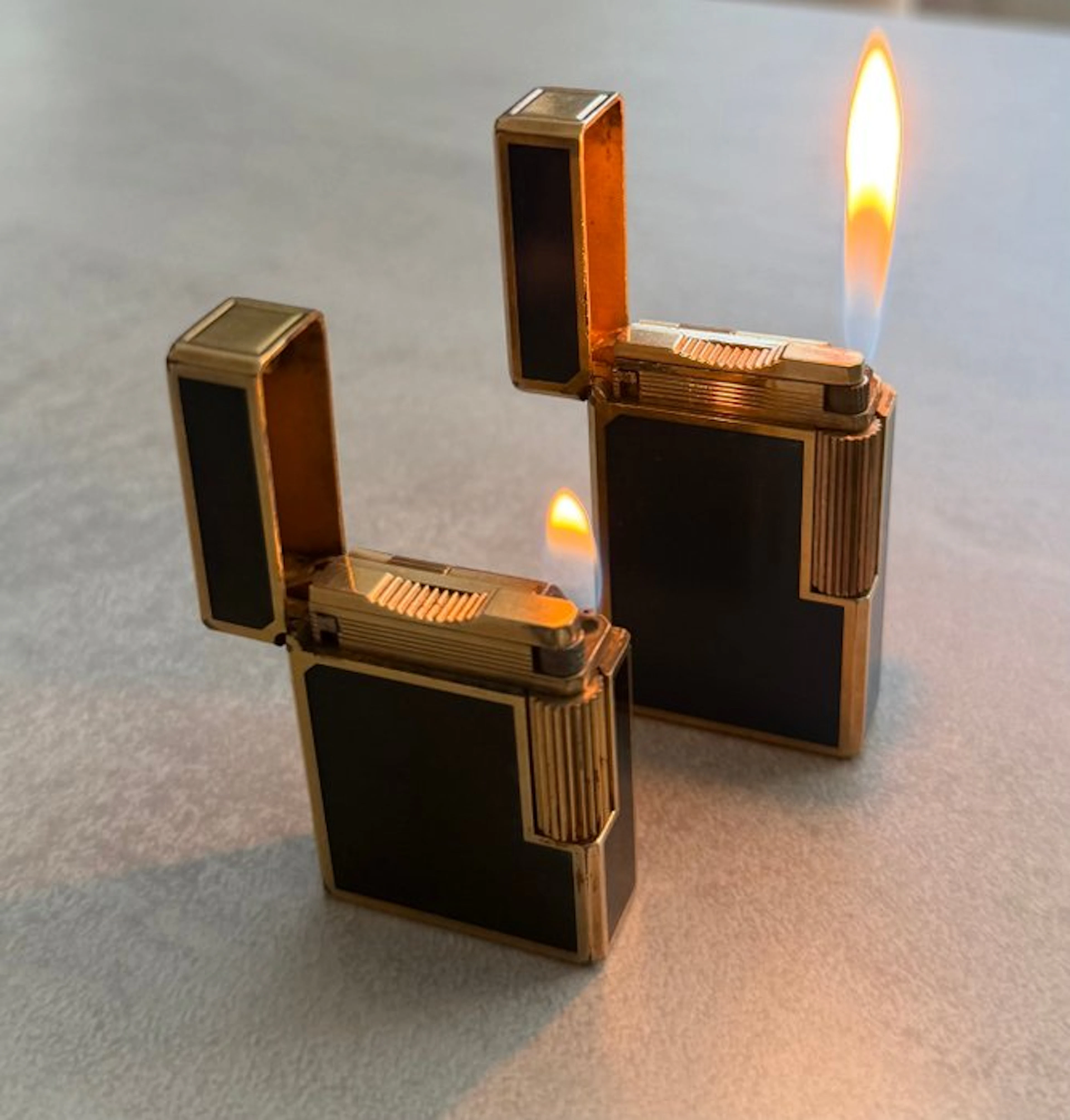S.T. Dupont - Ligne 2 - Lighter - Gold-plated, Enamel - (2)