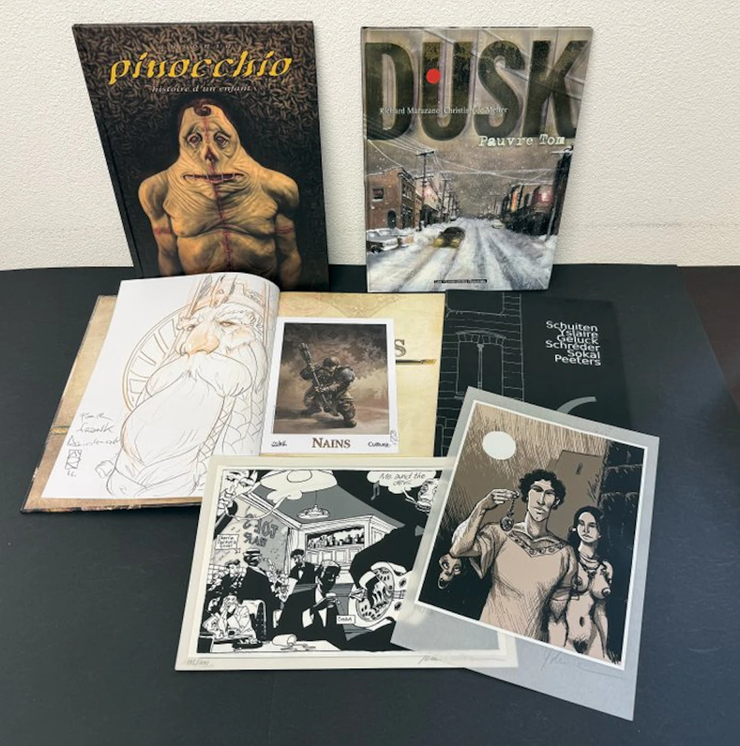 Nains mit Originalzeichnung Demare - Dusk - Pinocchio - 6...