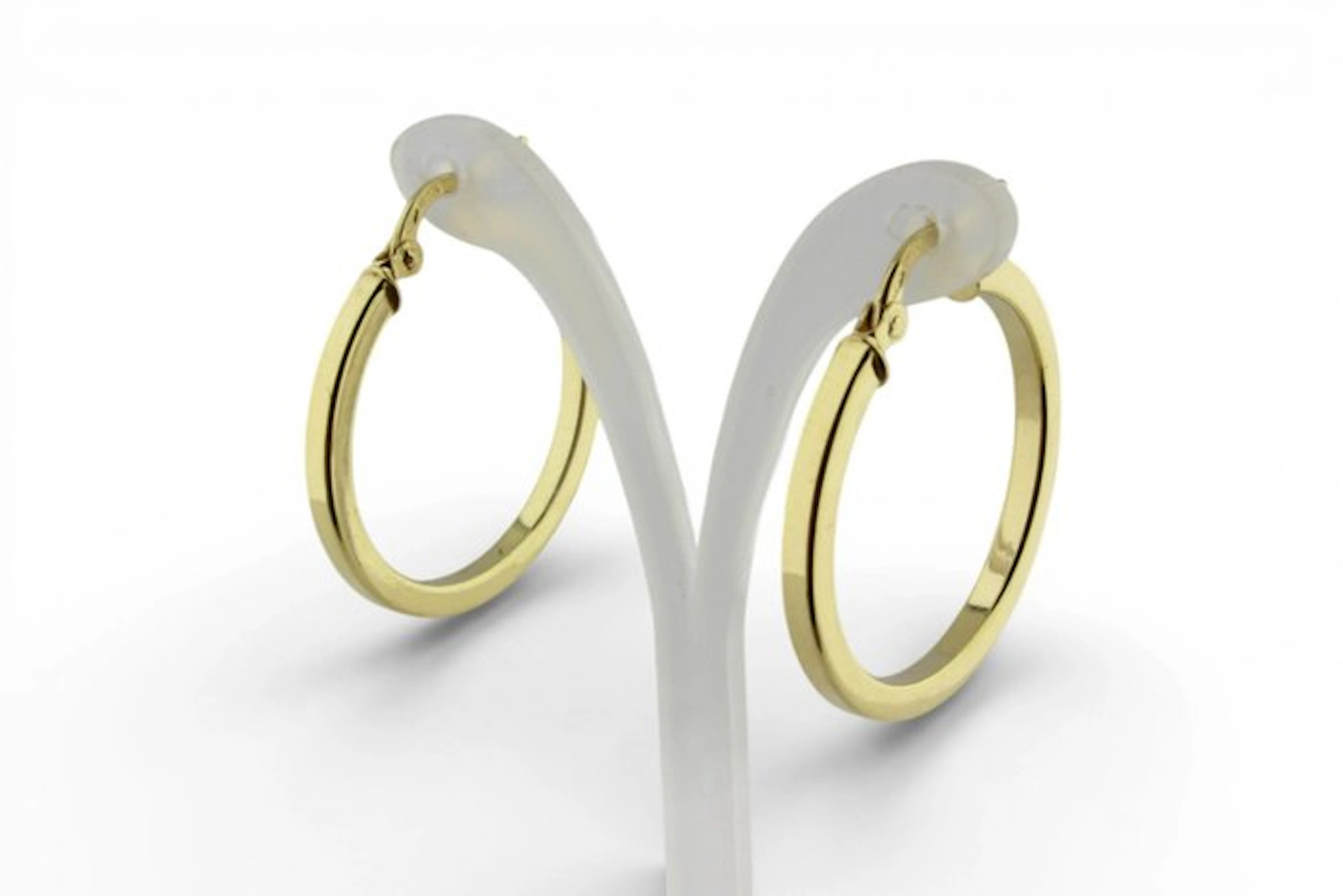 Hoop earrings - 14 kt. Yellow gold