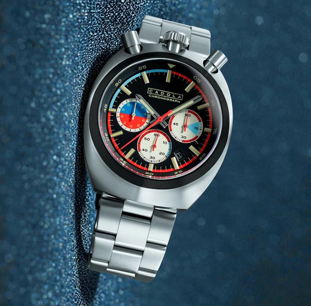 Cadola - Bullhead - Chronograph 1/10 - Tonneau - Steel...