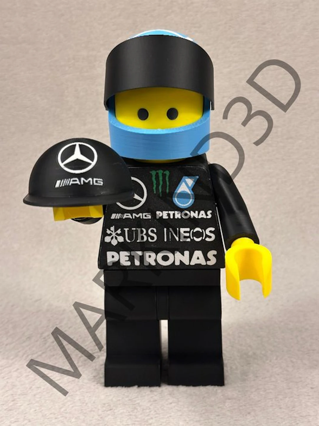 LEGO Minifigure - Racers - Mercedes F1 figure