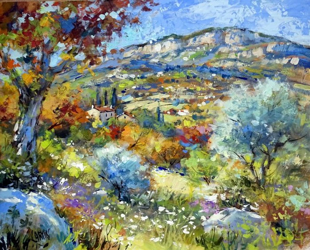 Claude Carvin (1956) - L'automne, couleurs de Provence