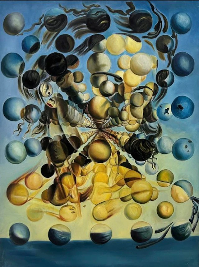 Tran Van khoa (1997) - Galatée aux sphères 80 x 60 cm