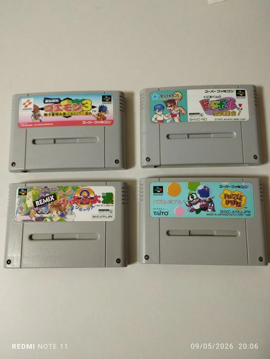 Nintendo - Super Famicom (Japanese SNES) - Lote 4...