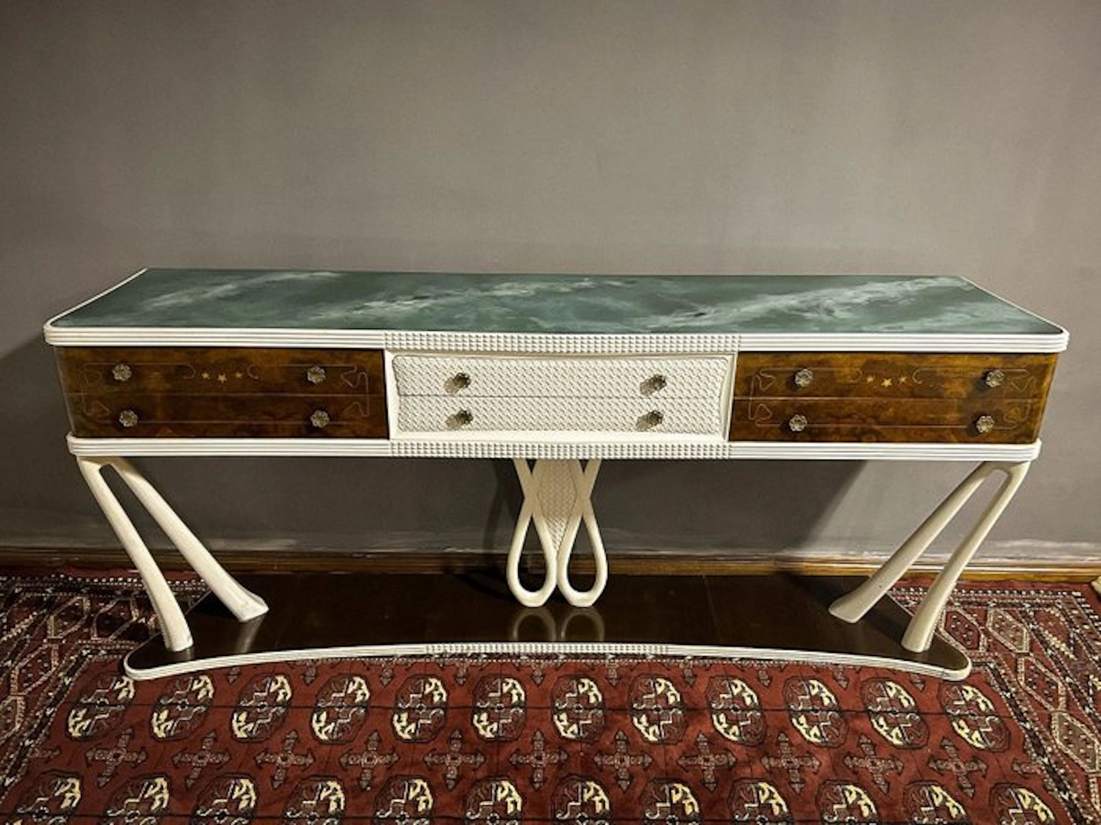 Console table - Wood, Glass