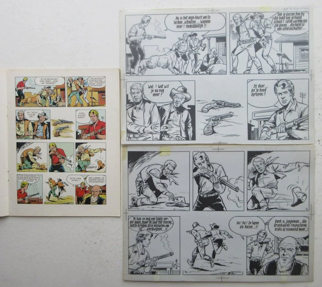 Bessy 85 - Originele pagina (p.11) - De drie vlechten - 1 original page - 1970