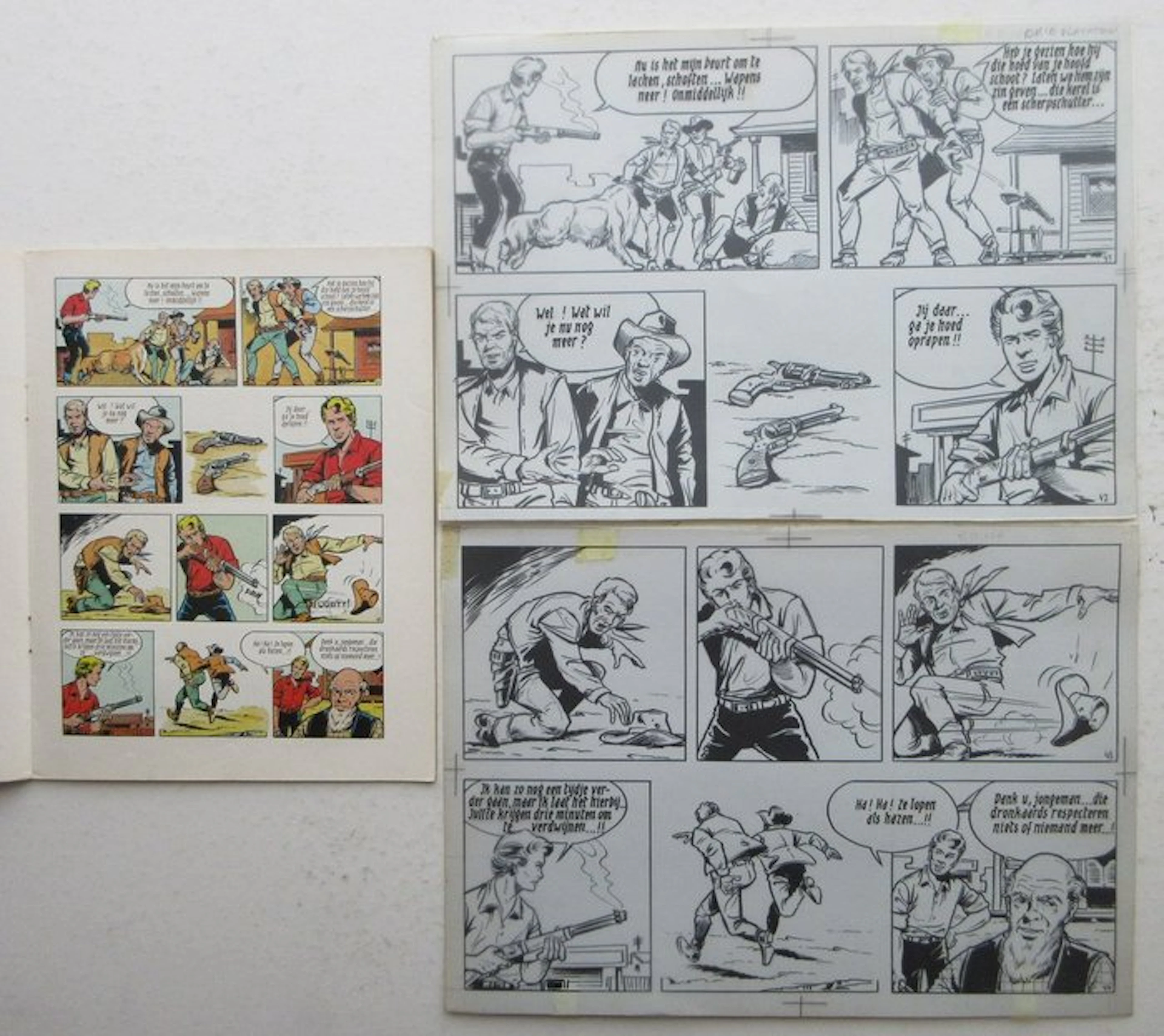 Bessy 85 - Originele pagina (p.11) - De drie vlechten - 1 original page - 1970