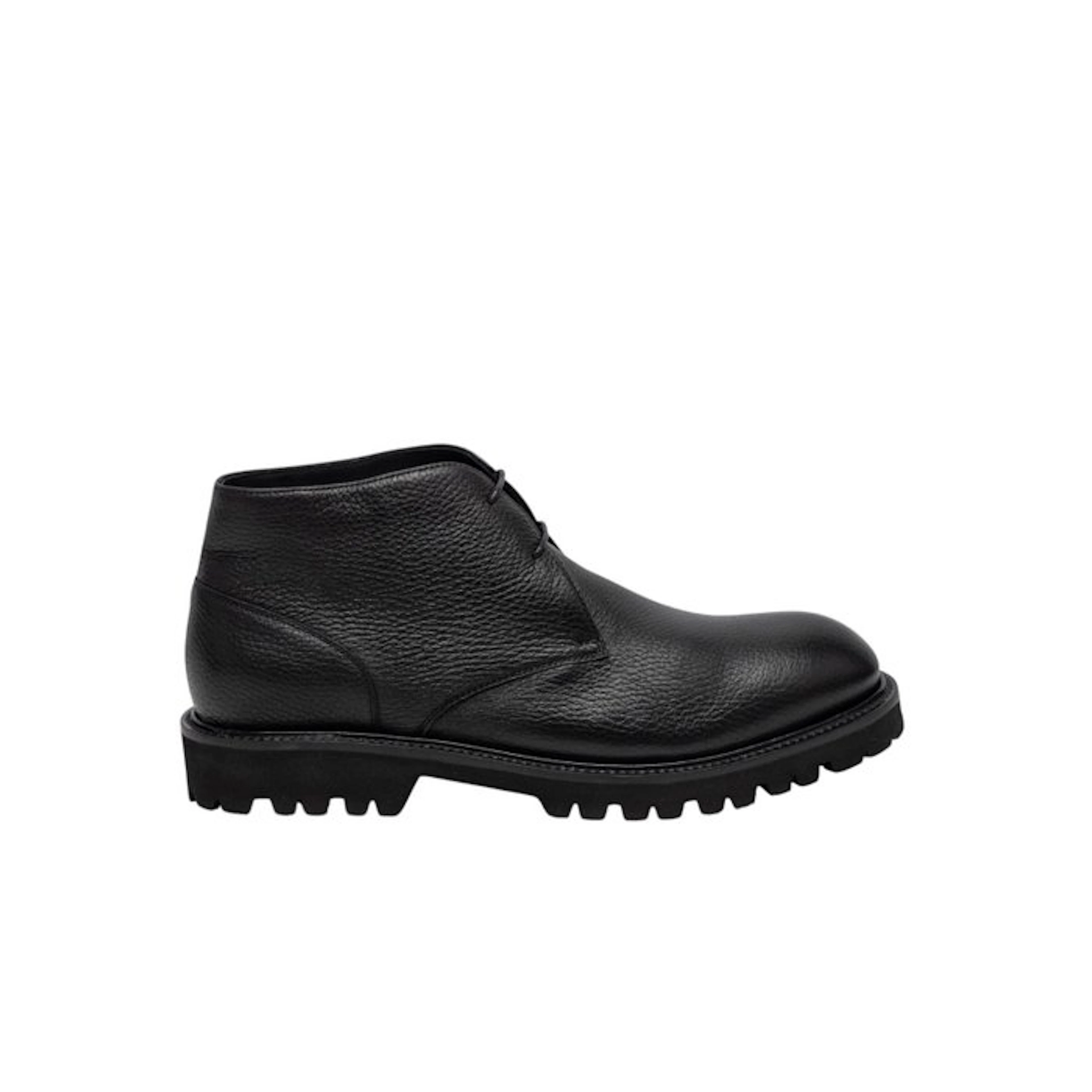 TESTONI - 8 UK - 42 IT - "Custoza" Desert Boot Deer + Fur...