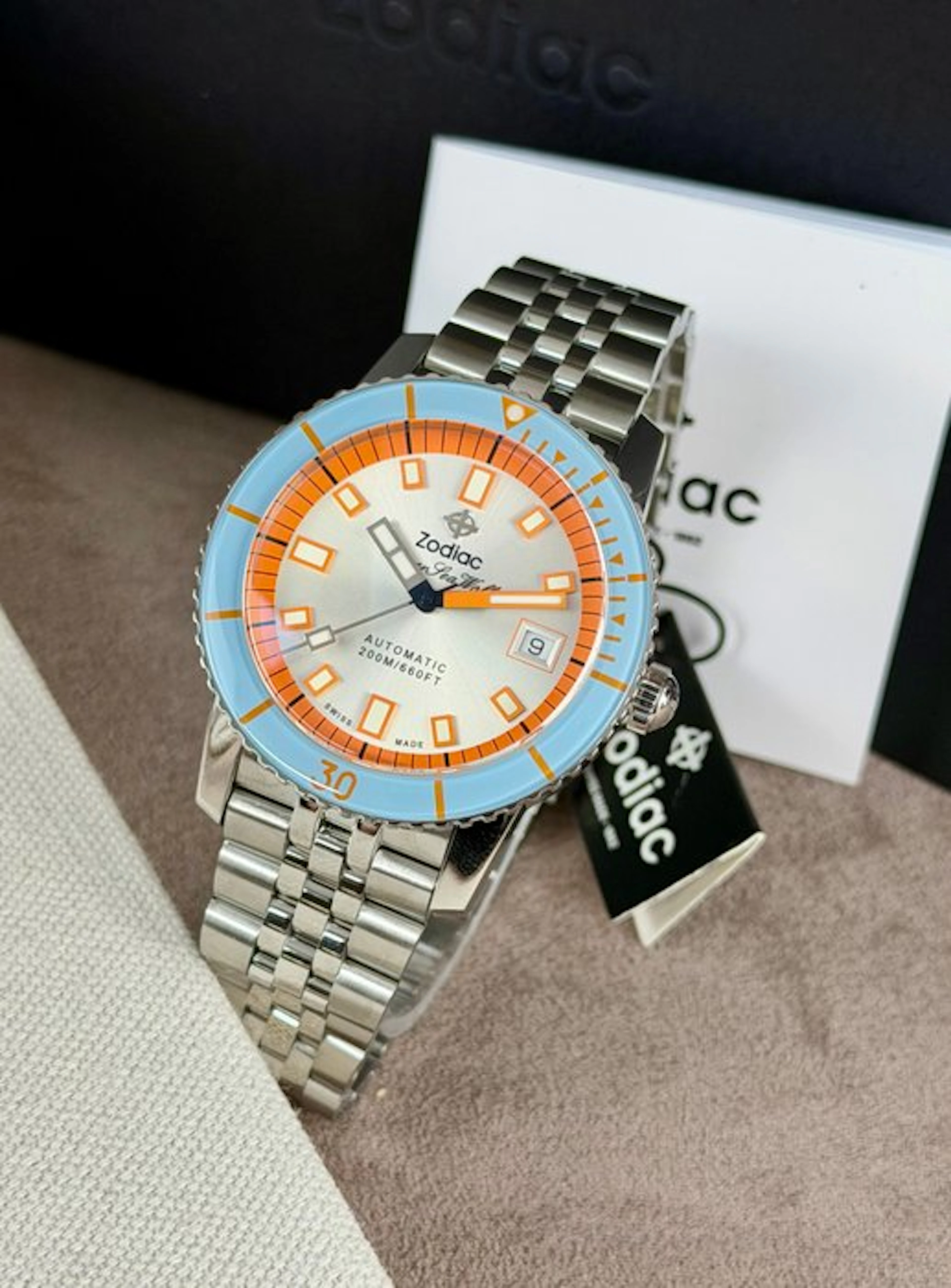 Zodiac - Super Sea Wolf Compression Diver Automatic Date...