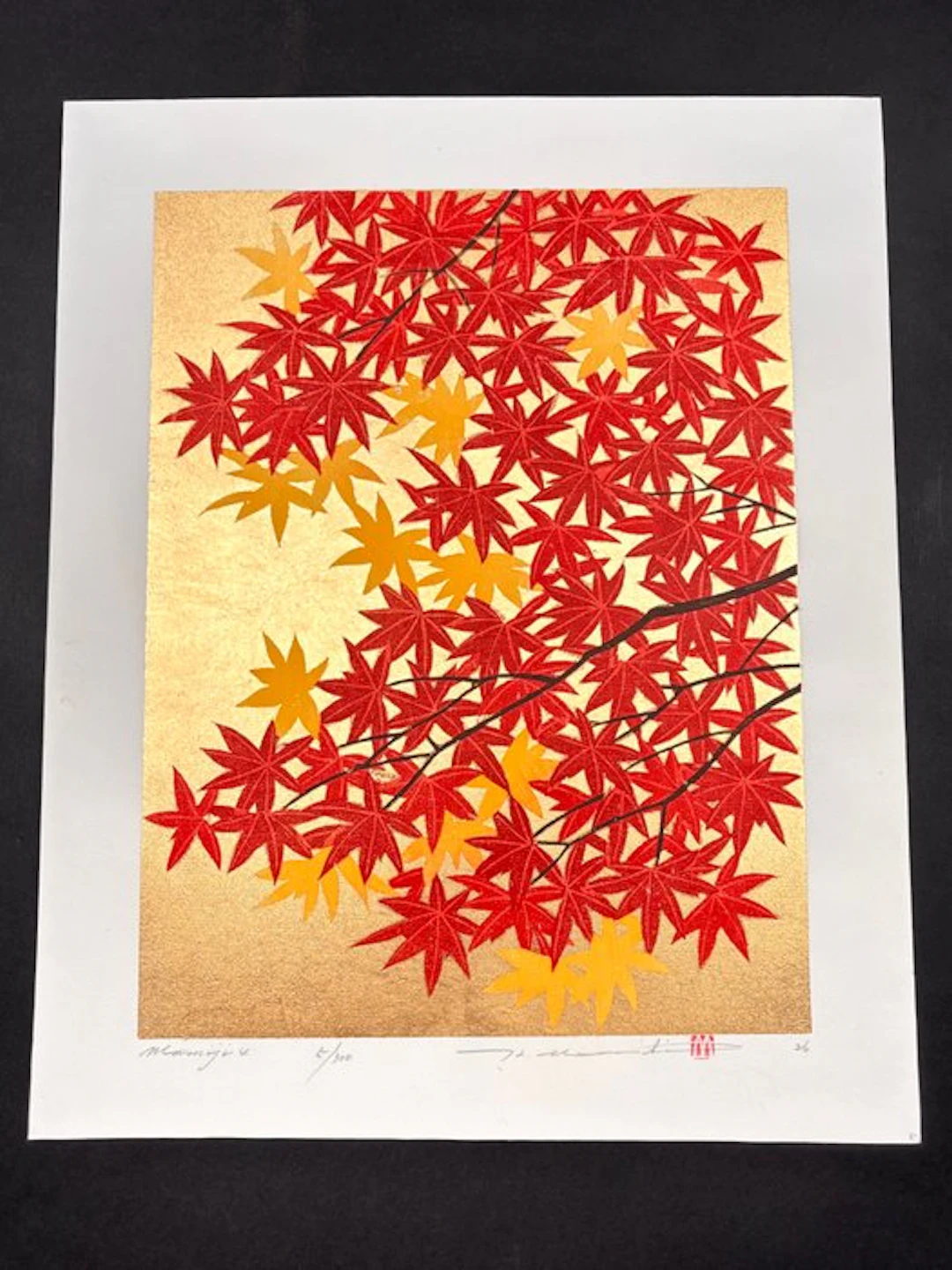 Latest Work - "Momiji 4" (Japanese Maple) - Limited 5/300...