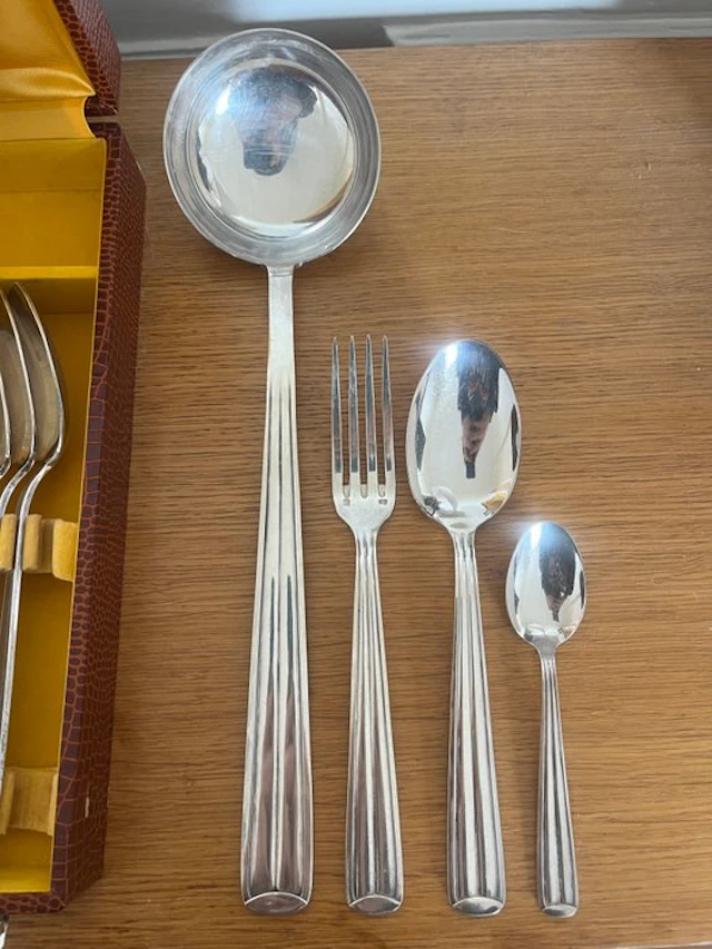 Lucien Fremaux - Cutlery set for 12 (37) - Silverplated