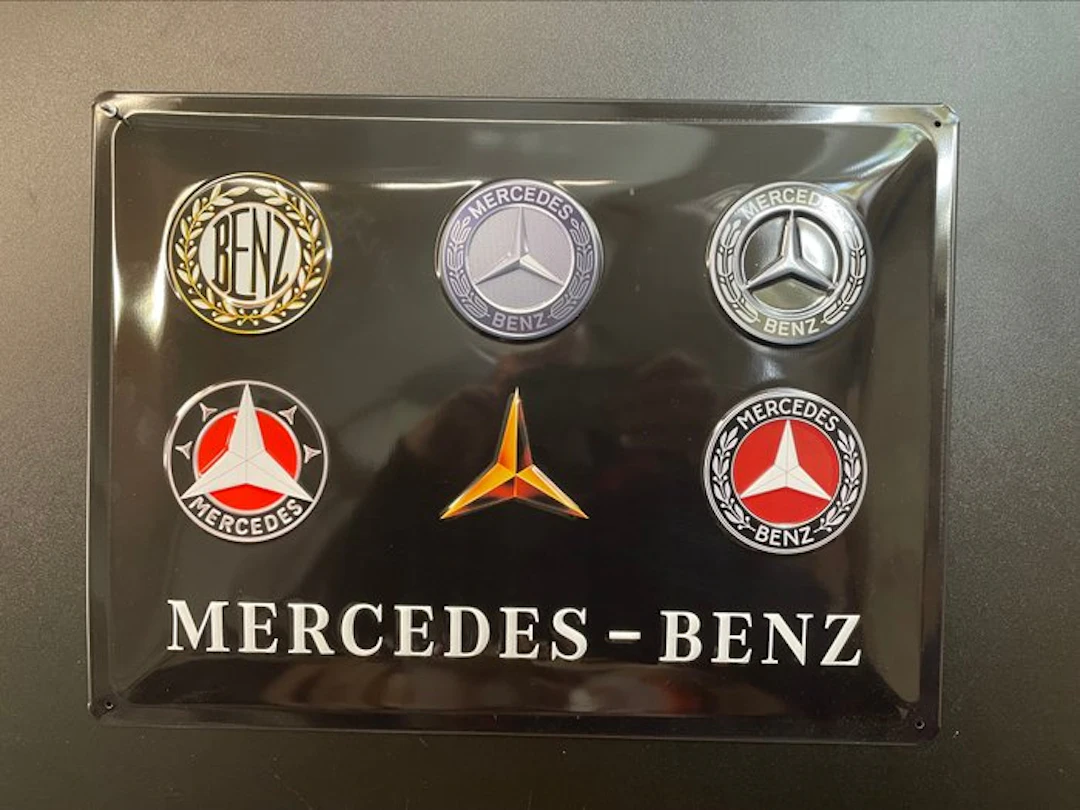 Mercedes-Benz metal sign - Sign - Sign - Original...