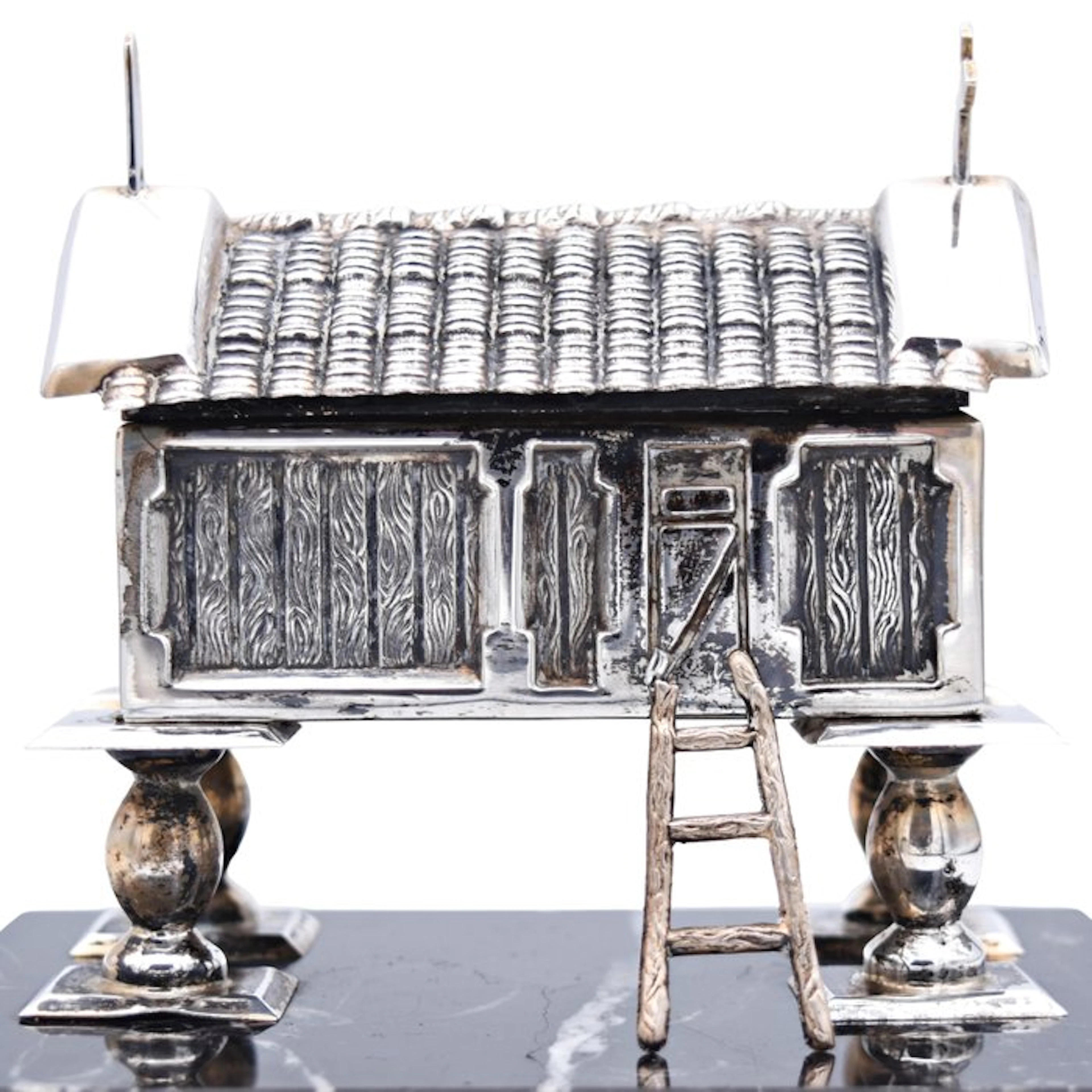 Box - Jewelry box - "Hórreo" - .925 silver
