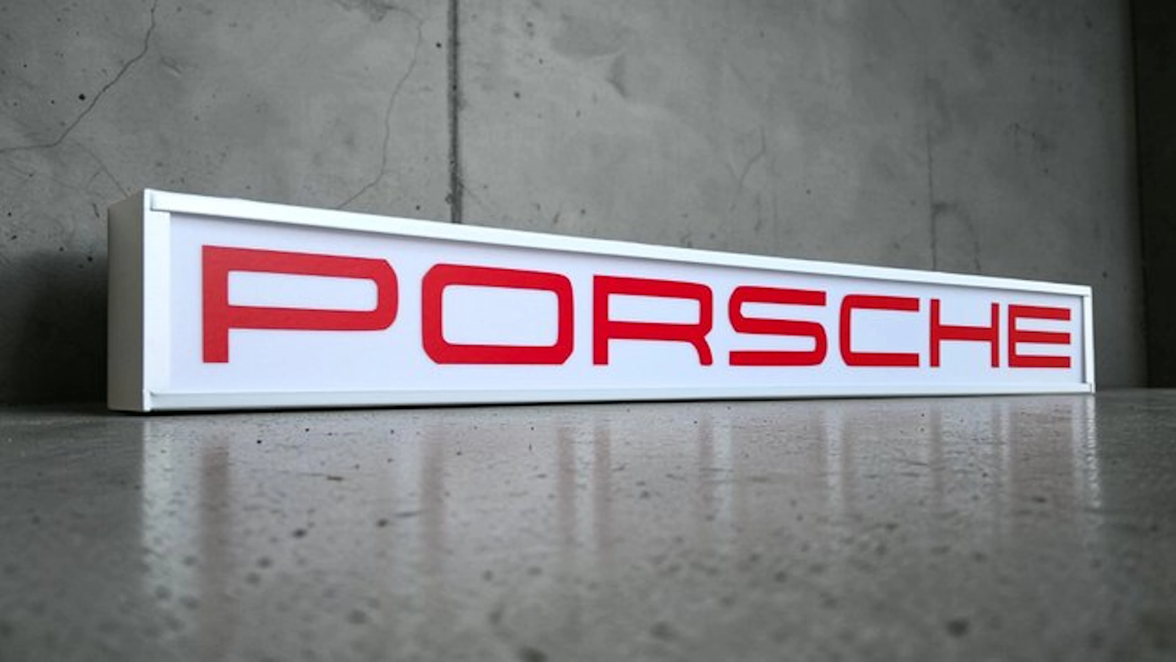 beautifull exclusive Porsche advertising lamp / light...