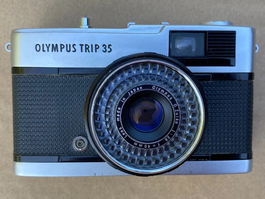 Olympus Trip 35 met Zuiko 2,8/40 mm Analogue camera