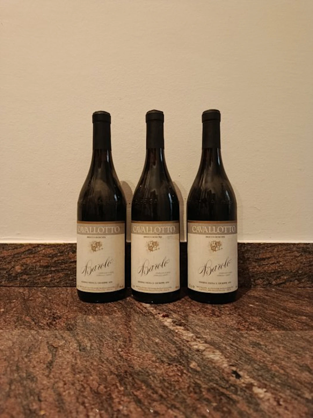 1979 Cavallotto Vigna San Giuseppe - Barolo Riserva - 3 Bottles (0.75L)